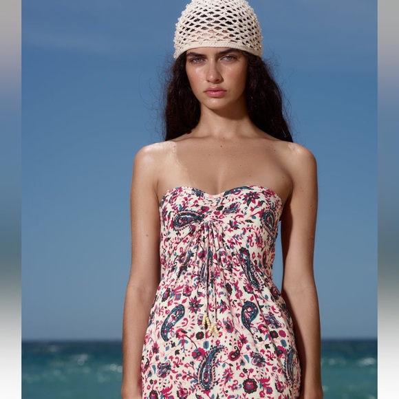 Zara Paisley Print Dress - Picture 1 of 4